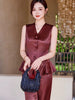 Elegant Single Breasted Business Blazers And Ankle-Length Pant 2 Piece Suit Mssza