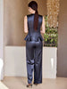 Elegant Single Breasted Business Blazers And Ankle-Length Pant 2 Piece Suit Mssza