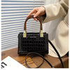 Elegant Small Square Patent Leather Crossbody Handbags Mssza