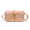 Elegant Small Square Textured Minimalist Purse Stylish Chain Crossbody Shoulder Bag Mssza