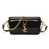 Elegant Small Square Textured Minimalist Purse Stylish Chain Crossbody Shoulder Bag Mssza