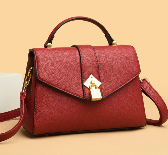 Elegant Solid Designer High Quality Leather Versatile Shoulder Messenger Crossbody Hand Bags Mssza