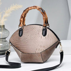 Casual Solid Interior Zipper Pocket Versatile Handheld One Shoulder Crossbody Bag Mssza