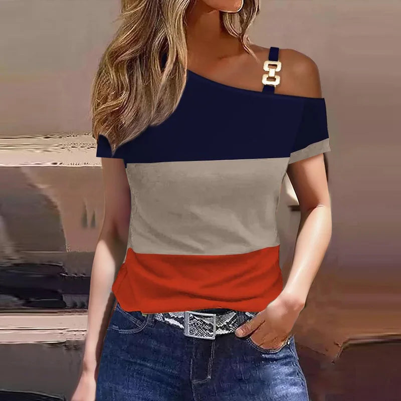 Trend Solid O Neck Simple All Match Ruffles Short Sleeve Loose T Shirt Mssza