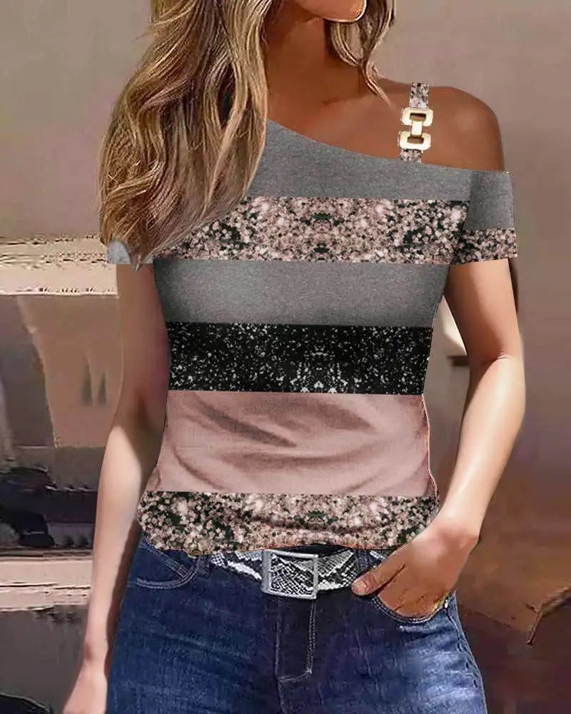 Casual Solid O Neck Simple All Match Ruffles Short Sleeve Loose T Shirt Mssza