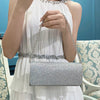 Elegant Sparkling Rhinestone Exquisite And Luxurious Banquet Party Ball Envelope Bag Mssza