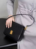 Elegant Split Leather Small Square Armpit High Quality Cowhide Shoulder Crossbody Bag Mssza