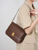 Elegant Split Leather Small Square Armpit High Quality Cowhide Shoulder Crossbody Bag Mssza