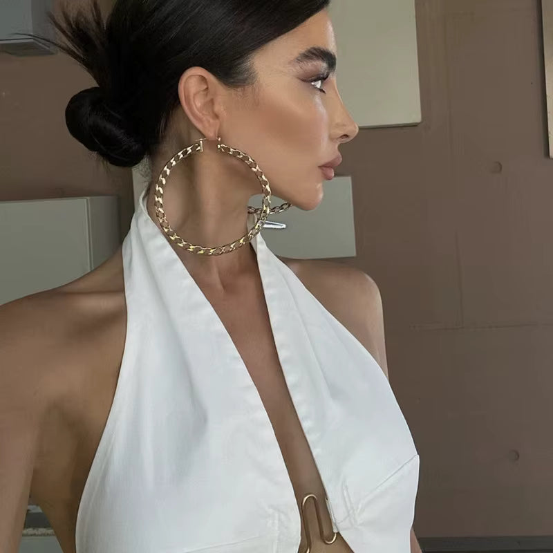 Elegant Strapless Backless Off Shoulder Halter Slim Skinny Crop Top Mssza