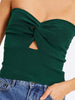 Elegant Strapless Backless Off Shoulder High Street Tank Top Mssza