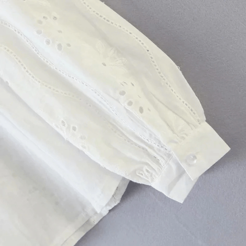 Elegant Turn Down Collar Shirt Mssza