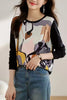 Elegant And Comfortable Long Sleeve Printed T-shirts Mssza