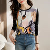 Elegant And Comfortable Long Sleeve Printed T-shirts Mssza