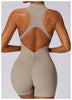 Elegant overalls open back scrunch booty Suit back scrunch jumpsuit Mssza