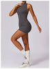 Elegant overalls open back scrunch booty Suit back scrunch jumpsuit Mssza