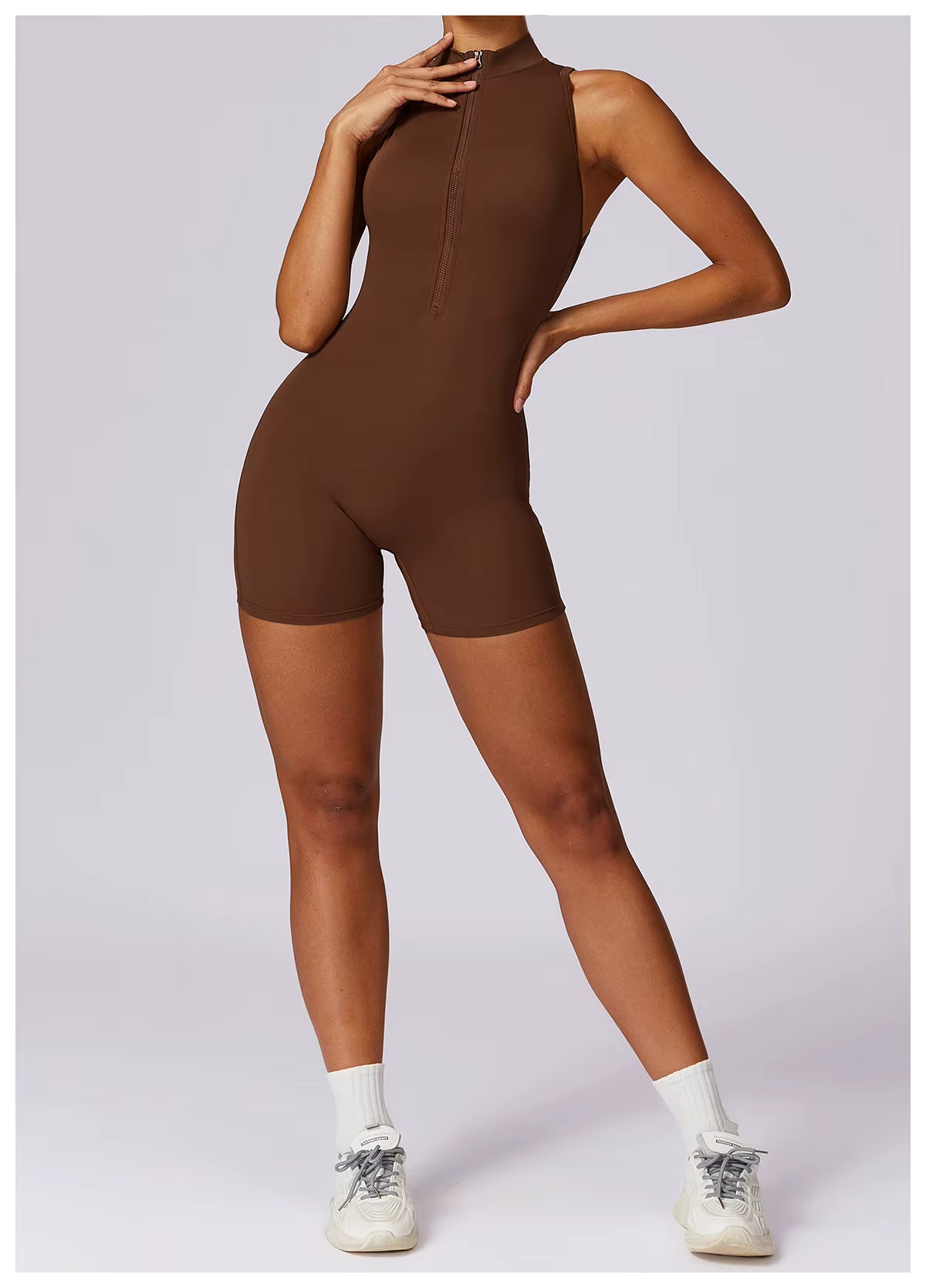Elegant overalls open back scrunch booty Suit back scrunch jumpsuit Mssza