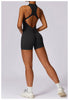 Elegant overalls open back scrunch booty Suit back scrunch jumpsuit Mssza