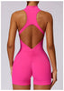 Elegant overalls open back scrunch booty Suit back scrunch jumpsuit Mssza
