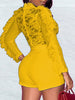 Elegant through Play suits lace one pieces bodycon jumpsuits Mssza