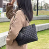 Embroidered Stylish Minimalist Letter Embellished Chain Shoulder Bag Mssza