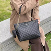 Embroidered Stylish Minimalist Letter Embellished Chain Shoulder Bag Mssza