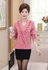 Embroidering Diamond Christmas Fur Sweater Pullover Jumper Tops Mssza