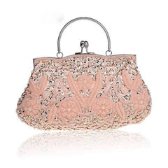 Exquisite Beaded Embroidered Wedding Evening Party Bridal Clutch Bags Mssza
