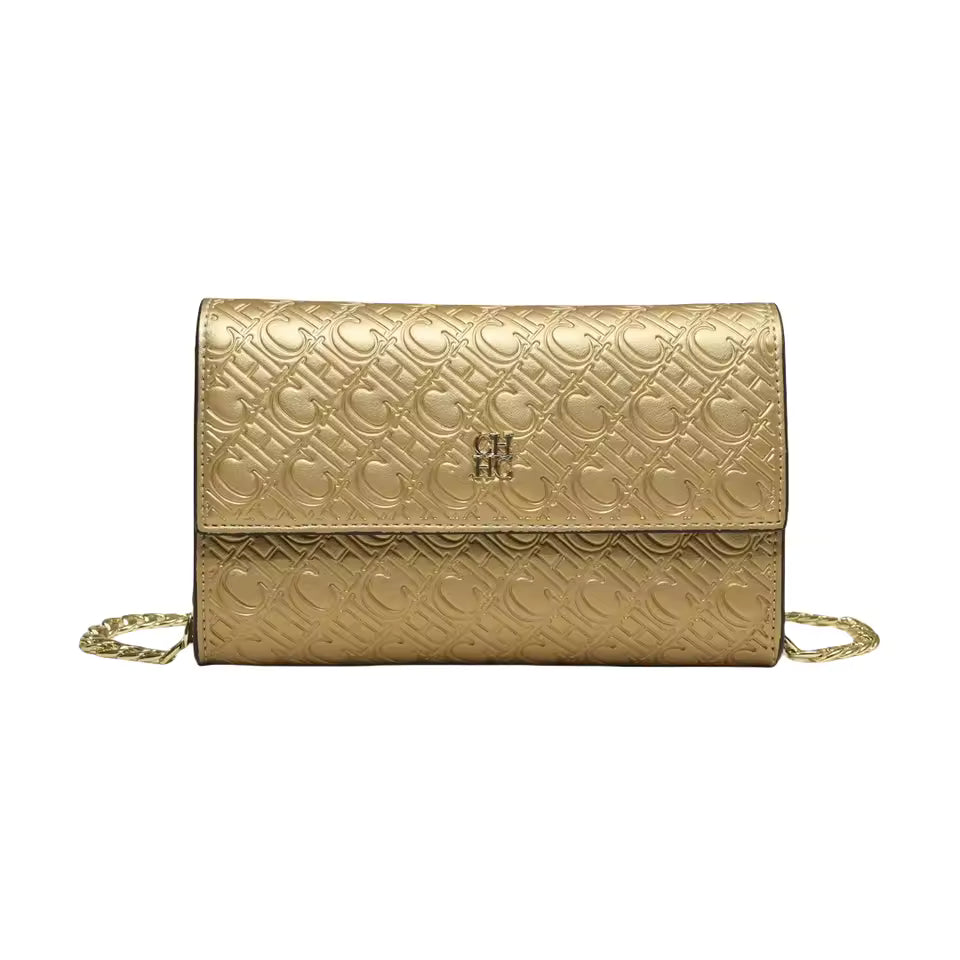 Exquisite Craftsmanship Design Chain Bag Letter Elements Color Blocked Crossbody Bag Mssza