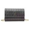 Exquisite Craftsmanship Design Chain Bag Letter Elements Color Blocked Crossbody Bag Mssza