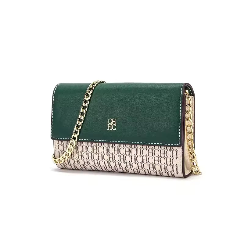 Luxury Light Design Chain Bag Letter Elements Color Blocked Crossbody Bag Mssza