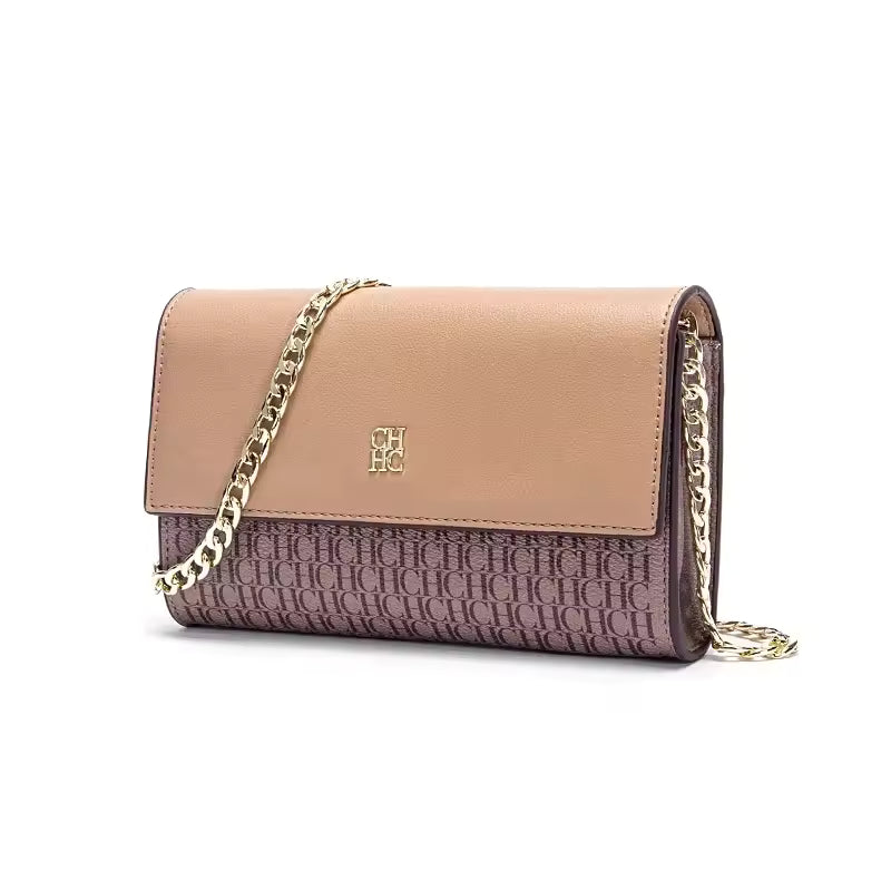 Luxury Light Design Chain Bag Letter Elements Color Blocked Crossbody Bag Mssza