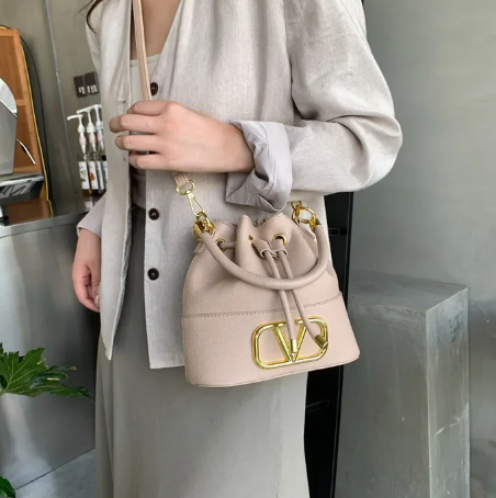 Exquisite Solid Color With Letter Embroidery Minimalist Large Capacity Shoulder Tote Handbags Mssza