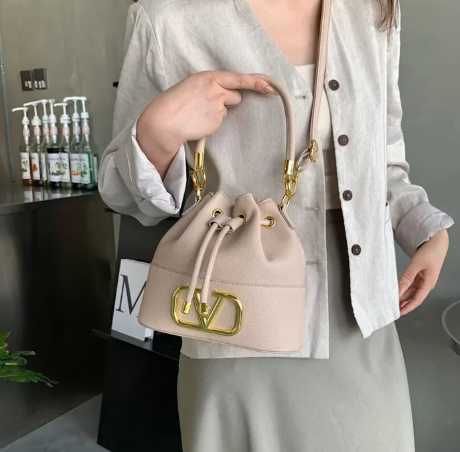 Exquisite Solid Color With Letter Embroidery Minimalist Large Capacity Shoulder Tote Handbags Mssza
