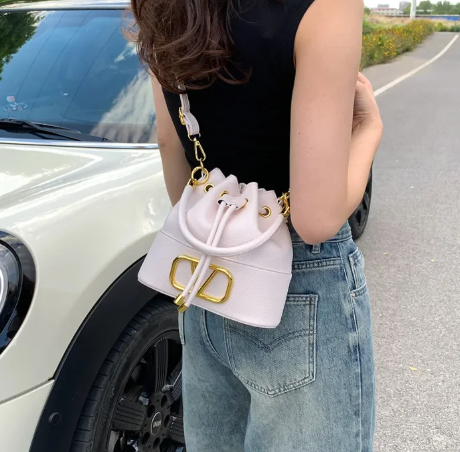 Exquisite Solid Color With Letter Embroidery Minimalist Large Capacity Shoulder Tote Handbags Mssza