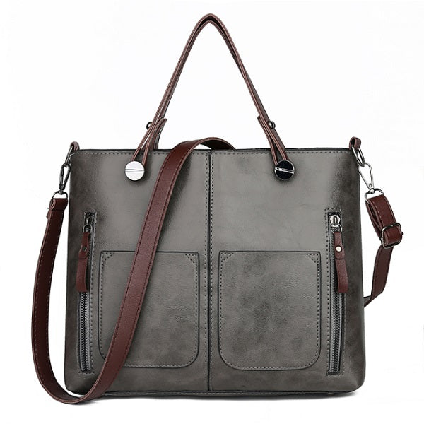 Famous Double Pocket Large Capacity Casual Tote Bags Mssza