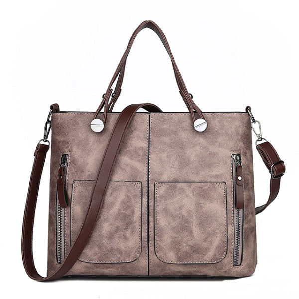 Famous Double Pocket Large Capacity Casual Tote Bags Mssza