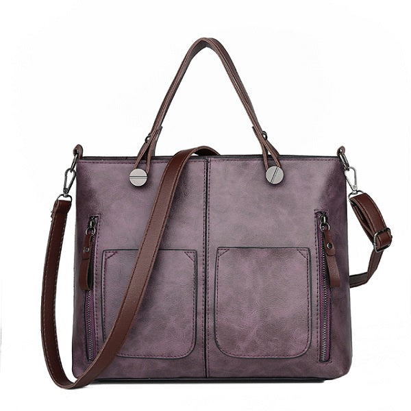 Famous Double Pocket Large Capacity Casual Tote Bags Mssza