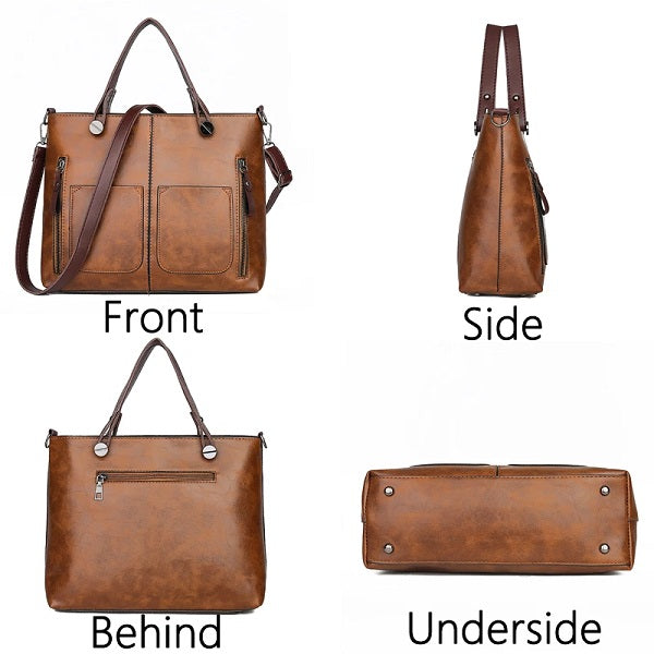 Famous Double Pocket Large Capacity Casual Tote Bags Mssza