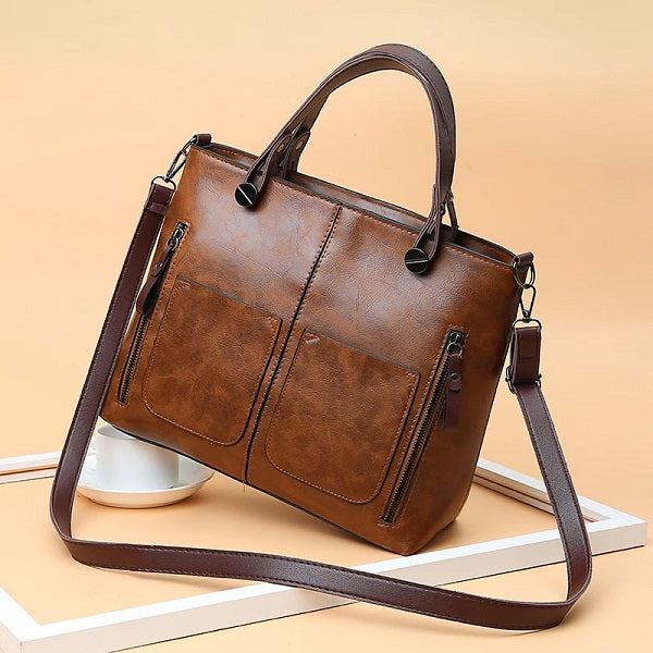 Famous Double Pocket Large Capacity Casual Tote Bags Mssza