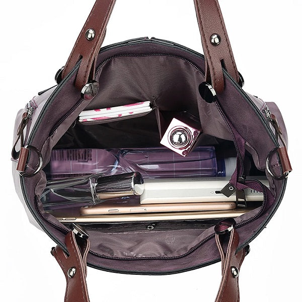 Famous Double Pocket Large Capacity Casual Tote Bags Mssza
