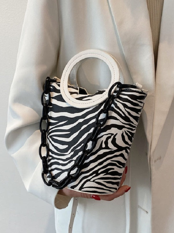 Animal Printed Shoulder Bag Mssza