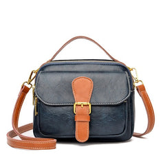 Casual Small Square Solid Color Diagonal Handbags Mssza