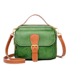 Casual Small Square Solid Color Diagonal Handbags Mssza