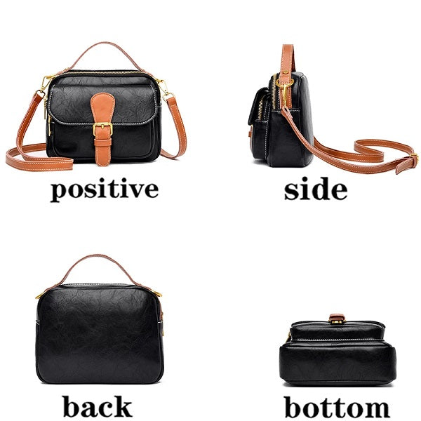 Casual Small Square Solid Color Diagonal Handbags Mssza