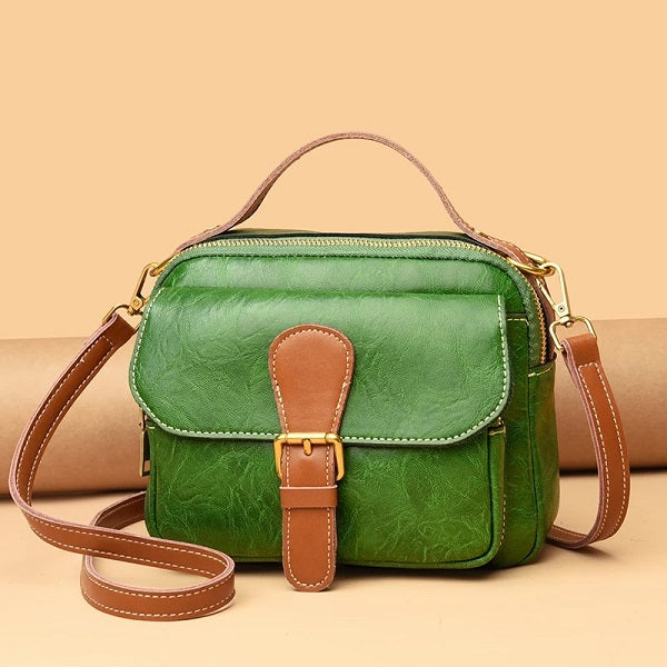 Casual Small Square Solid Color Diagonal Handbags Mssza