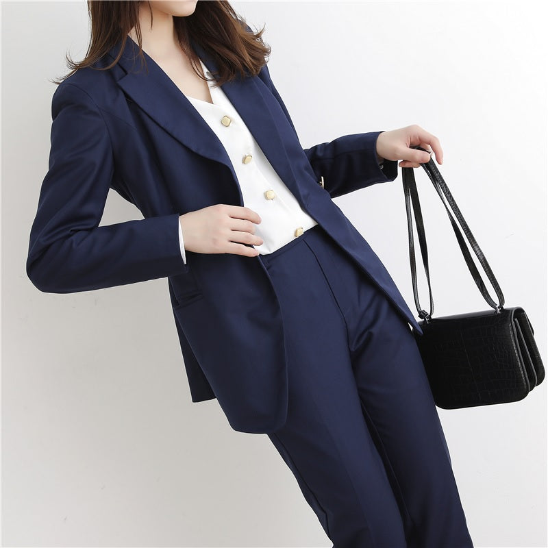 Casual Turndown Collar Button Pants Sets Mssza