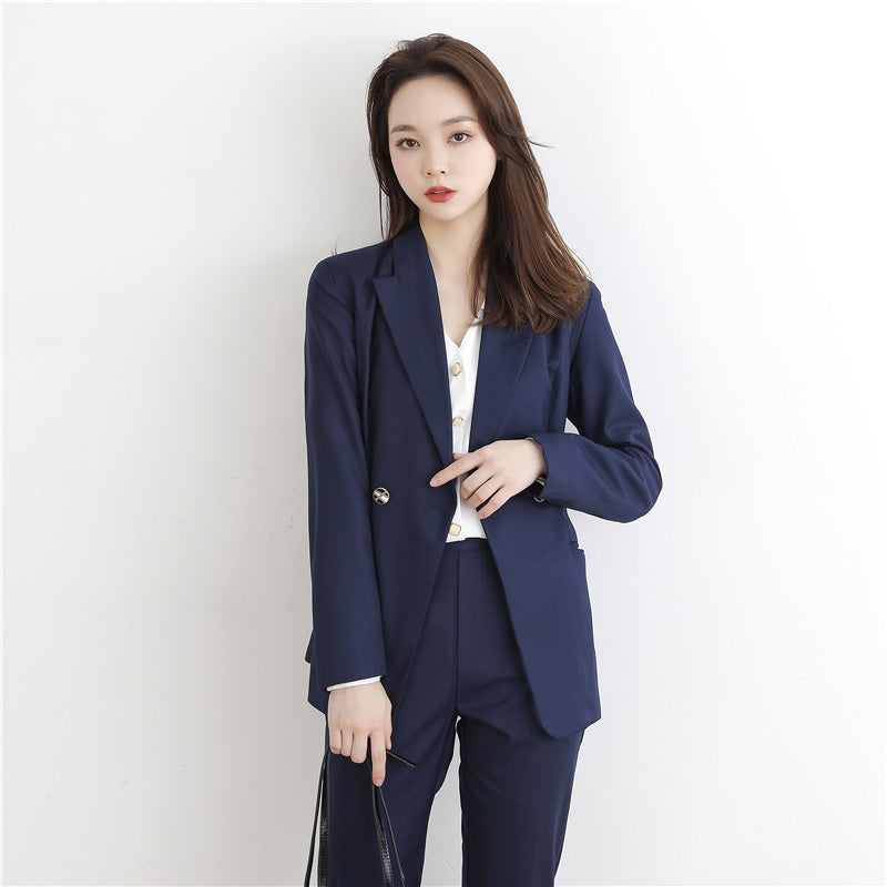 Casual Turndown Collar Button Pants Sets Mssza
