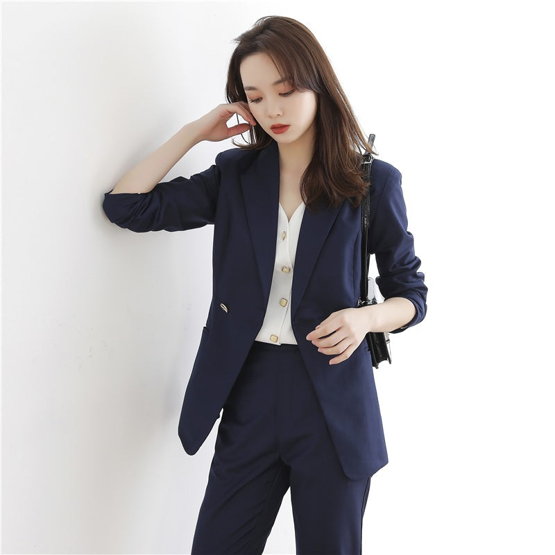 Casual Turndown Collar Button Pants Sets Mssza