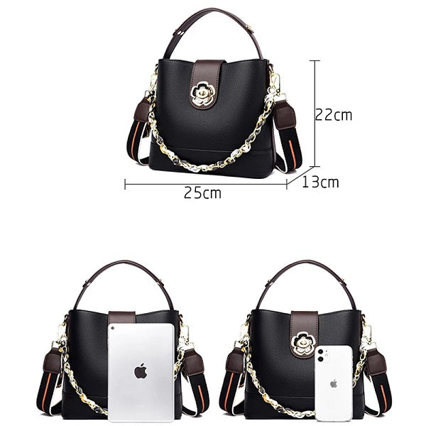 Designer Lock Strap Handbags Mssza