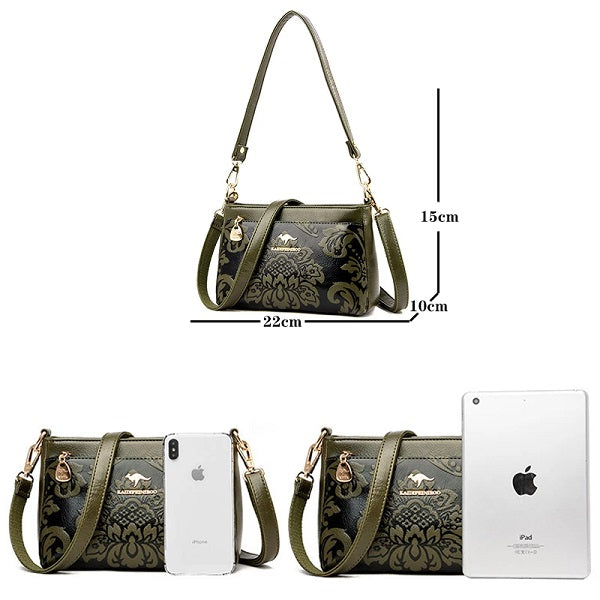 Floral Pattern Elegant Crossbody Bag Mssza